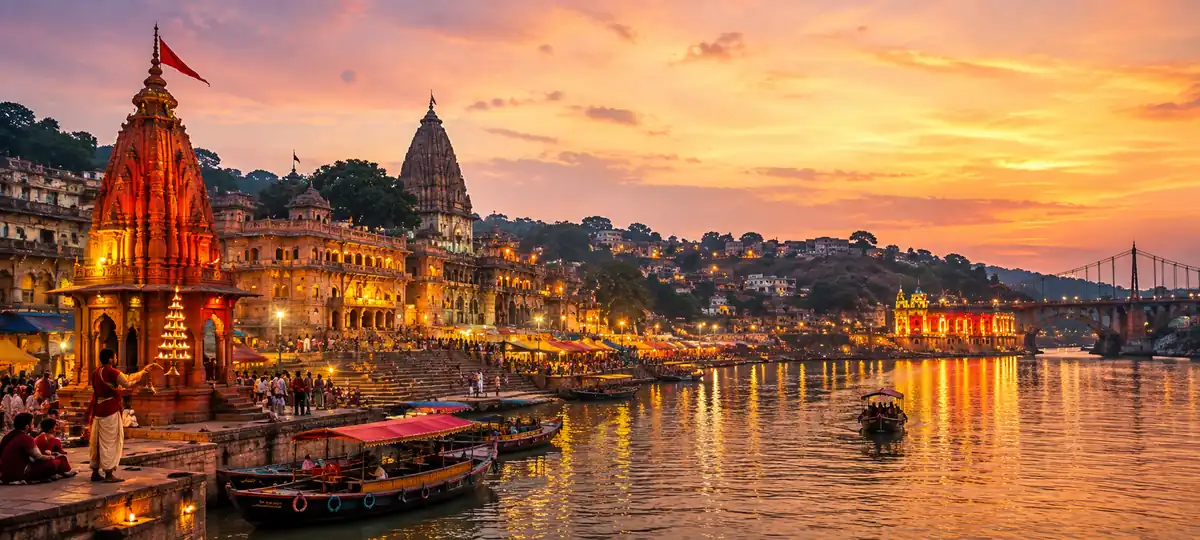 Amazing Central India Spiritual Tour – Sacred Jyotirlingas & Divine Heritage | 6 Nights 7 Days
